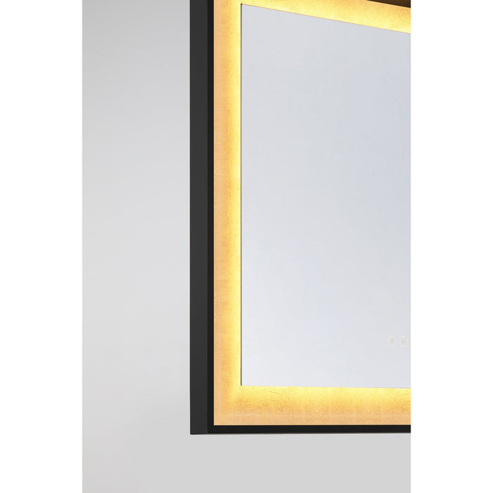 Savoy House - 2-1241-24X32 - LED Mirror - Corvalis - Sand Black and Gold Leaf