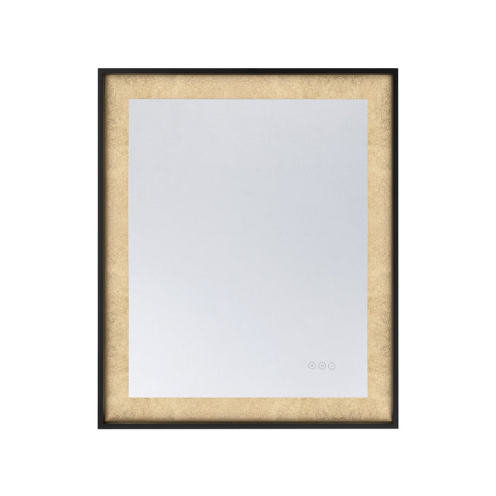 Savoy House - 2-1242-30X36 - LED Mirror - Corvalis - Sand Black and Gold Leaf