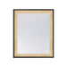 Savoy House - 2-1242-30X36 - LED Mirror - Corvalis - Sand Black and Gold Leaf