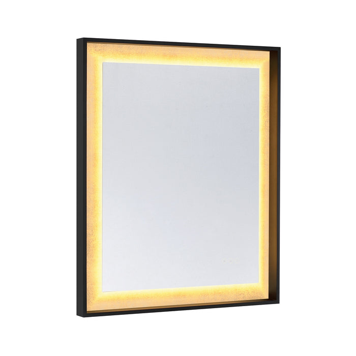 Savoy House - 2-1242-30X36 - LED Mirror - Corvalis - Sand Black and Gold Leaf