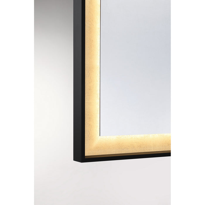 Savoy House - 2-1242-30X36 - LED Mirror - Corvalis - Sand Black and Gold Leaf