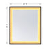 Savoy House - 2-1242-30X36 - LED Mirror - Corvalis - Sand Black and Gold Leaf