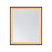Savoy House - 2-1242-30X36 - LED Mirror - Corvalis - Sand Black and Gold Leaf