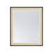 Savoy House - 2-1242-30X36 - LED Mirror - Corvalis - Sand Black and Gold Leaf