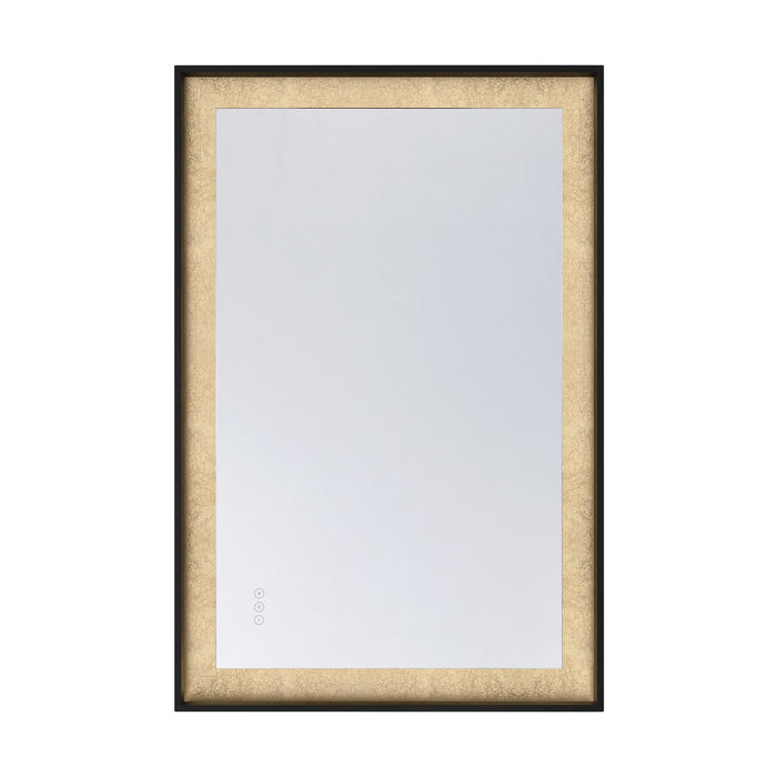 Savoy House - 2-1243-48X32 - LED Mirror - Corvalis - Sand Black and Gold Leaf