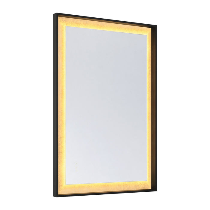 Savoy House - 2-1243-48X32 - LED Mirror - Corvalis - Sand Black and Gold Leaf