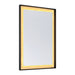 Savoy House - 2-1243-48X32 - LED Mirror - Corvalis - Sand Black and Gold Leaf