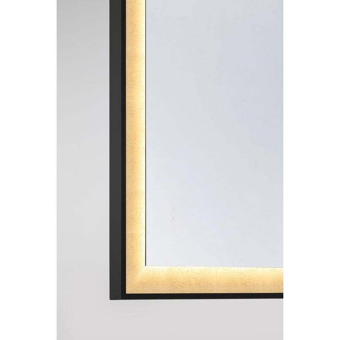 Savoy House - 2-1243-48X32 - LED Mirror - Corvalis - Sand Black and Gold Leaf