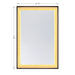 Savoy House - 2-1243-48X32 - LED Mirror - Corvalis - Sand Black and Gold Leaf