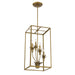 Savoy House - 3-1261-4-339 - Four Light Pendant - Strathmore - Antique Patina