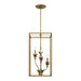 Savoy House - 3-1261-4-339 - Four Light Pendant - Strathmore - Antique Patina