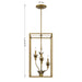 Savoy House - 3-1261-4-339 - Four Light Pendant - Strathmore - Antique Patina