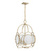 Savoy House - 3-4699-4-127 - Four Light Pendant - Damen - Noble Brass