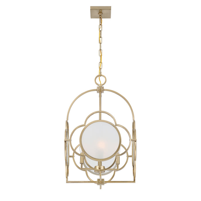 Savoy House - 3-4699-4-127 - Four Light Pendant - Damen - Noble Brass