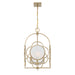 Savoy House - 3-4699-4-127 - Four Light Pendant - Damen - Noble Brass