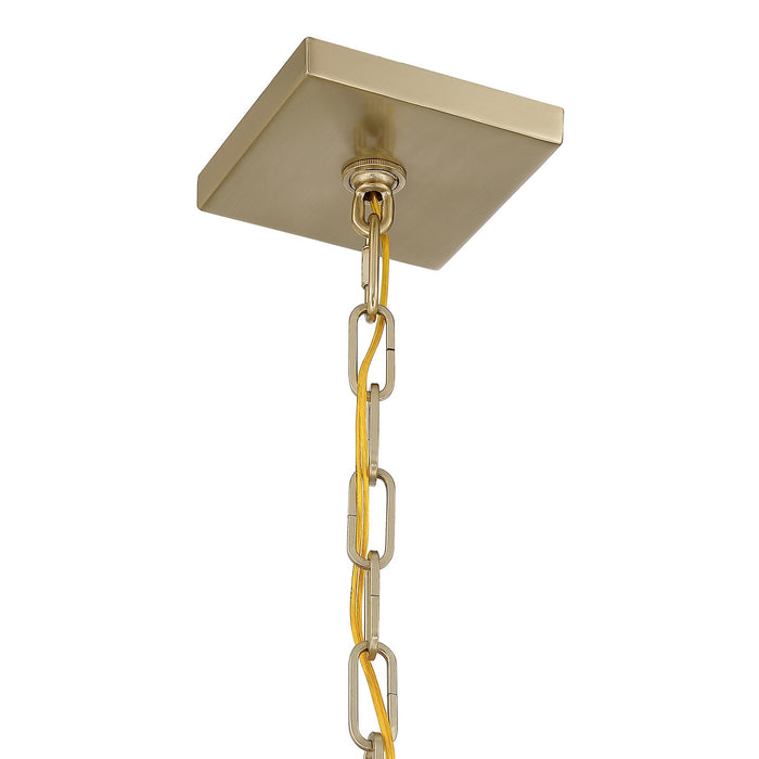 Savoy House - 3-4699-4-127 - Four Light Pendant - Damen - Noble Brass