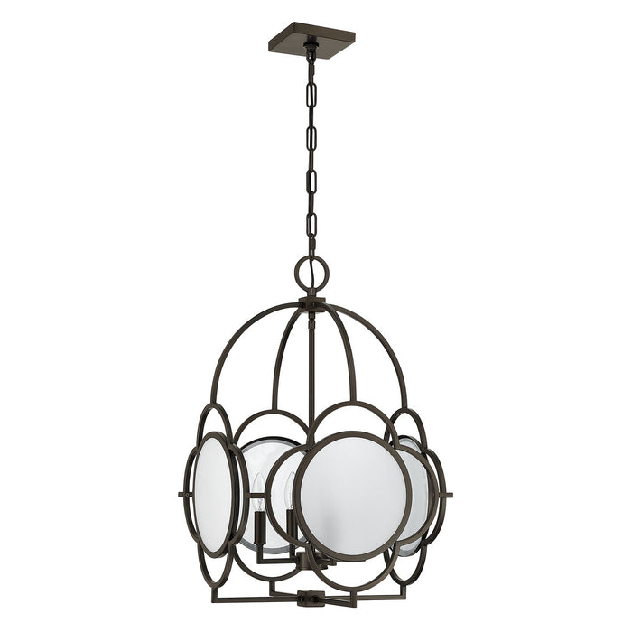 Savoy House - 3-4699-4-15 - Four Light Pendant - Damen - Mediterranean Bronze