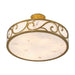 Savoy House - 6-1268-6-339 - Six Light Semi-Flush Mount - Halstead - Antique Patina