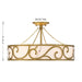 Savoy House - 6-1268-6-339 - Six Light Semi-Flush Mount - Halstead - Antique Patina
