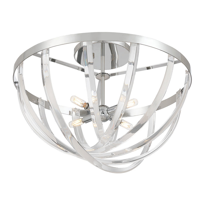 Savoy House - 6-1777-4-11 - Four Light Semi-Flush Mount - Jennings - Polished Chrome