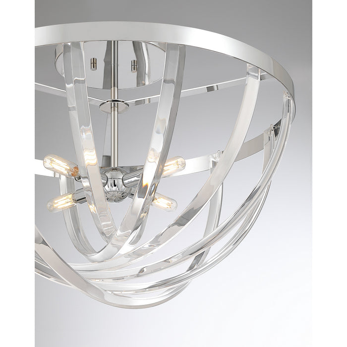 Savoy House - 6-1777-4-11 - Four Light Semi-Flush Mount - Jennings - Polished Chrome