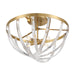 Savoy House - 6-1777-4-322 - Four Light Semi-Flush Mount - Jennings - Warm Brass