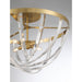 Savoy House - 6-1777-4-322 - Four Light Semi-Flush Mount - Jennings - Warm Brass