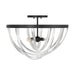 Savoy House - 6-1777-4-89 - Four Light Semi-Flush Mount - Jennings - Matte Black