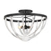 Savoy House - 6-1777-4-89 - Four Light Semi-Flush Mount - Jennings - Matte Black