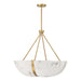 Savoy House - 7-1451-4-322 - Four Light Pendant - Chalfont - Warm Brass