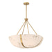 Savoy House - 7-1451-4-322 - Four Light Pendant - Chalfont - Warm Brass