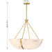 Savoy House - 7-1451-4-322 - Four Light Pendant - Chalfont - Warm Brass
