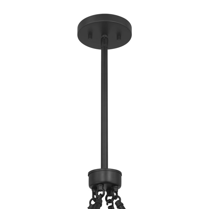 Savoy House - 7-1451-4-89 - Four Light Pendant - Chalfont - Matte Black
