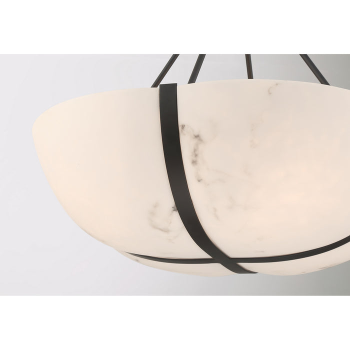 Savoy House - 7-1451-4-89 - Four Light Pendant - Chalfont - Matte Black
