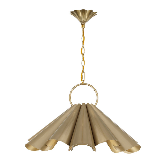 Savoy House - 7-1599-3-127 - Three Light Pendant - Vinton - Noble Brass