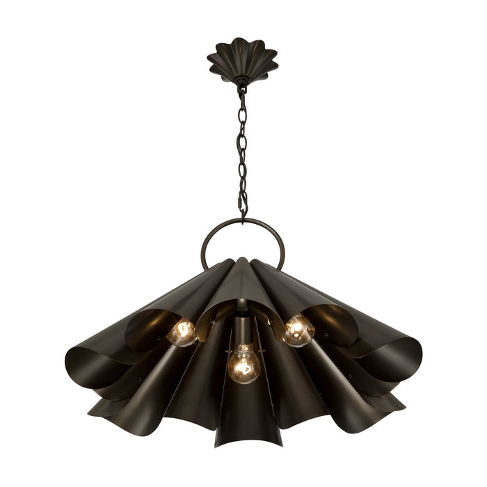 Savoy House - 7-1599-3-345 - Three Light Pendant - Vinton - Medici Bronze