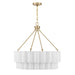 Savoy House - 7-1999-4-127 - Four Light Pendant - Tucker - Noble Brass