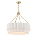 Savoy House - 7-1999-4-127 - Four Light Pendant - Tucker - Noble Brass