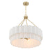 Savoy House - 7-1999-4-127 - Four Light Pendant - Tucker - Noble Brass