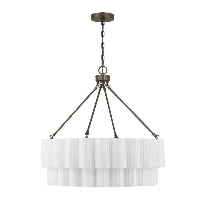 Savoy House - 7-1999-4-15 - Four Light Pendant - Tucker - Mediterranean Bronze