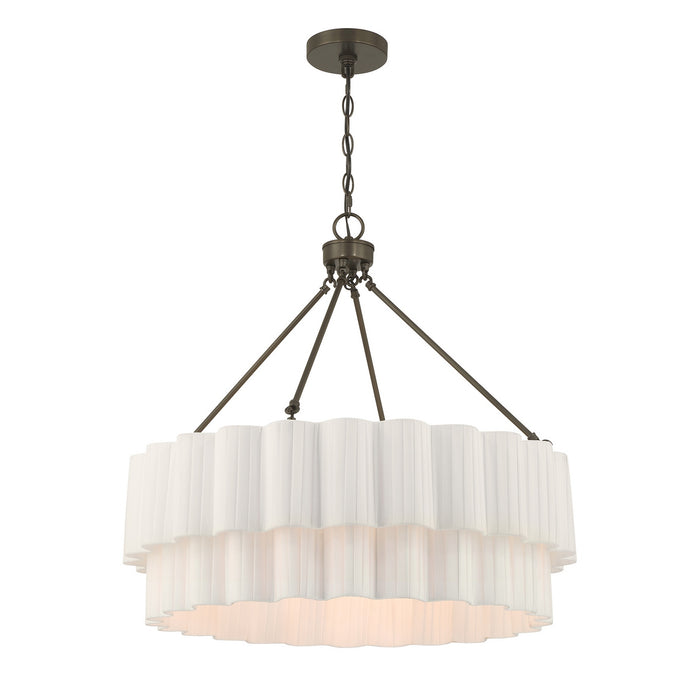 Savoy House - 7-1999-4-15 - Four Light Pendant - Tucker - Mediterranean Bronze