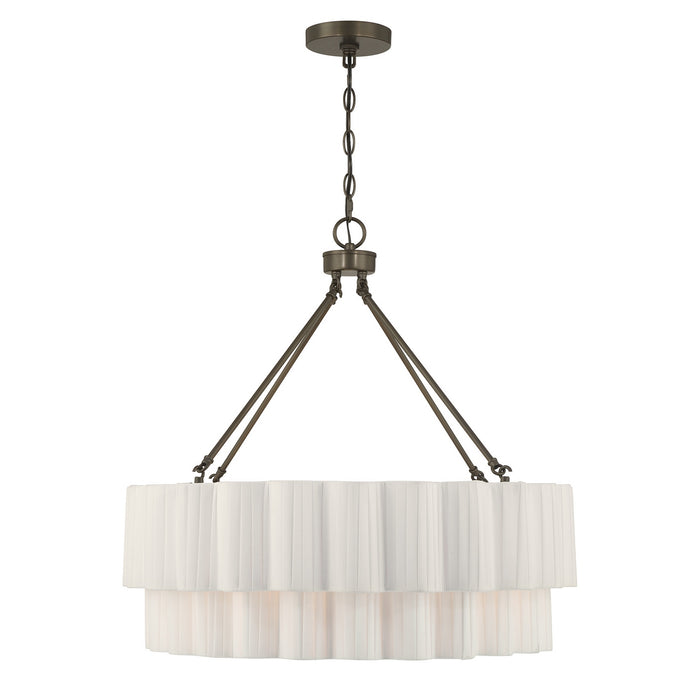 Savoy House - 7-1999-4-15 - Four Light Pendant - Tucker - Mediterranean Bronze