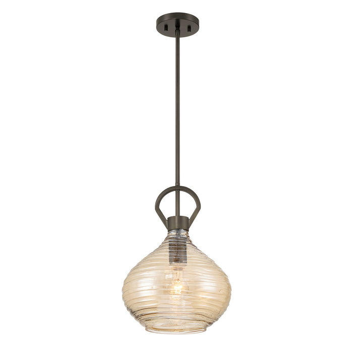 Savoy House - 7-2275-1-15 - One Light Pendant - Sheriden - Mediterranean Bronze