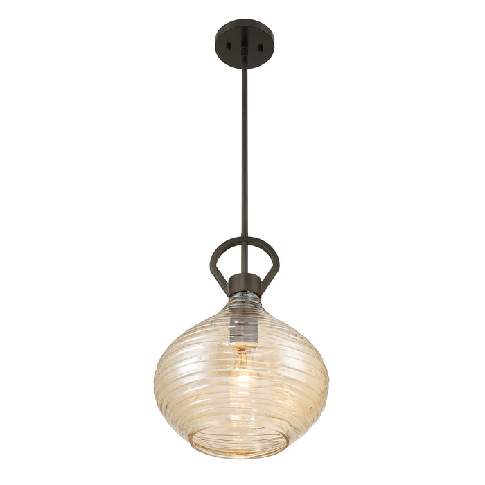 Savoy House - 7-2275-1-15 - One Light Pendant - Sheriden - Mediterranean Bronze