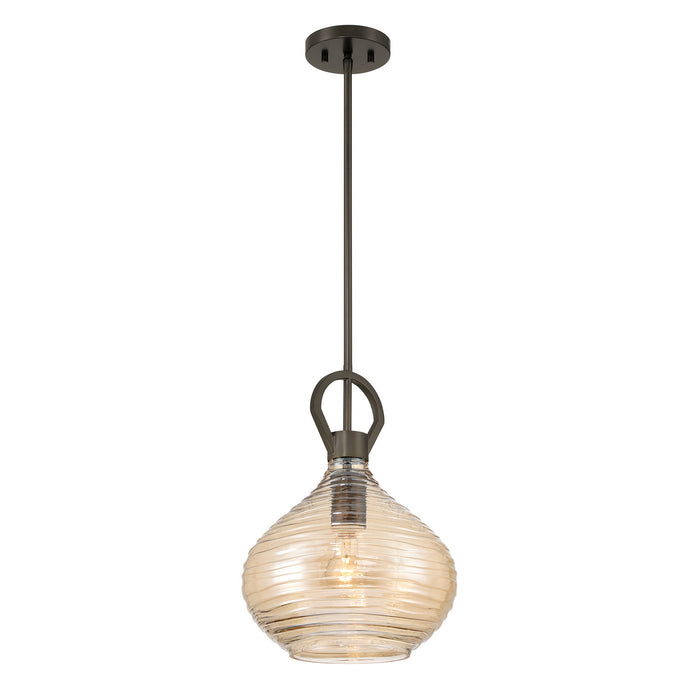 Savoy House - 7-2275-1-15 - One Light Pendant - Sheriden - Mediterranean Bronze