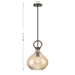 Savoy House - 7-2275-1-15 - One Light Pendant - Sheriden - Mediterranean Bronze