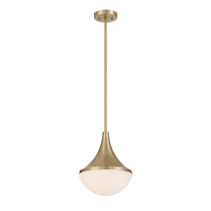 Savoy House - 7-2777-1-127 - One Light Pendant - Ogdon - Noble Brass