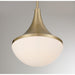 Savoy House - 7-2777-1-127 - One Light Pendant - Ogdon - Noble Brass