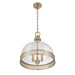 Savoy House - 7-3699-3-127 - Three Light Pendant - Stern - Noble Brass