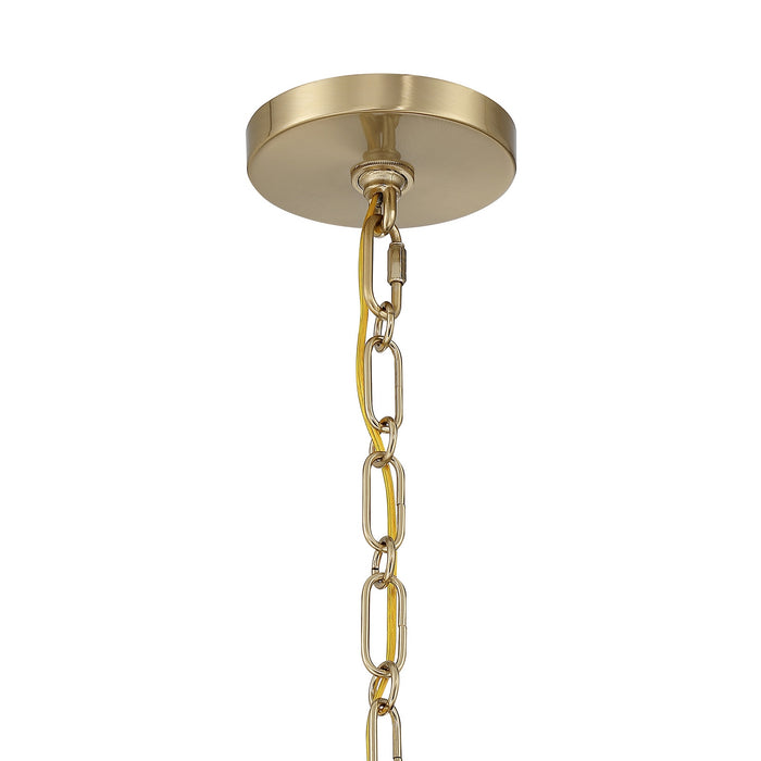 Savoy House - 7-3699-3-127 - Three Light Pendant - Stern - Noble Brass
